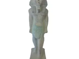 Ramses II Statue – 17 cm Handmade Egyptian Sandstone Sculpture | Pharaonic Vintage Decor