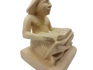 11 cm Seated Egyptian Scribe Statue