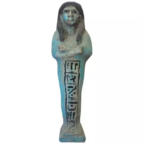 Royal Mummy Statue – 20 cm Handmade Egyptian Sculpture Vintage Pharaonic Handcraft