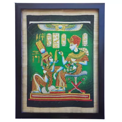 King Tut Papyrus Art 30×40cm