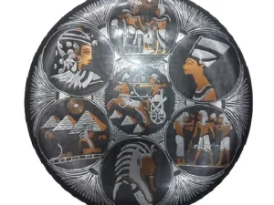 Pharaonic Copper Wall Tray 40cm