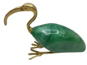Handcrafted Ibis Figurine Brass 21×13cm