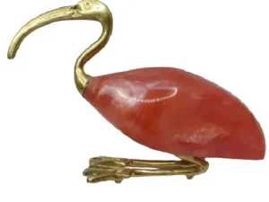 Ibis Figurine Brass Epoxy 21×13cm