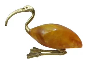 Ibis Brass Epoxy Statue 21×13cm