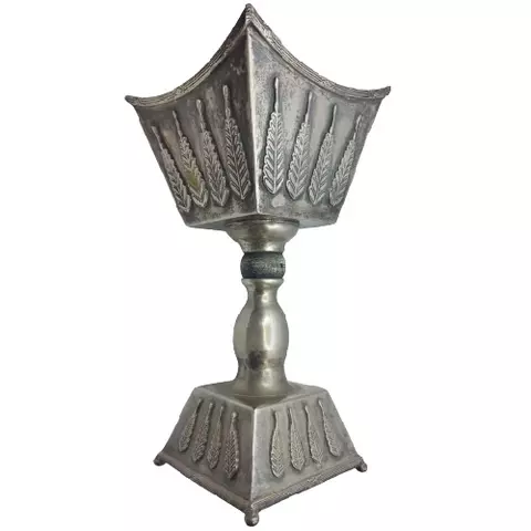 Vintage Silver Incense Burner 28cm