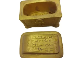 Ankh Golden Keepsake Box 10x10cm