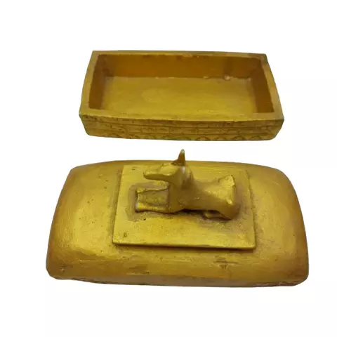 Anubis Golden Storage Box 15x10cm