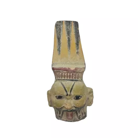 Double-Faced Bes Head Statue 15cm