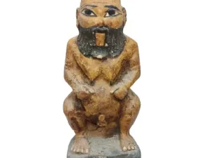 Ancient Bes Statue Egypt 19cm