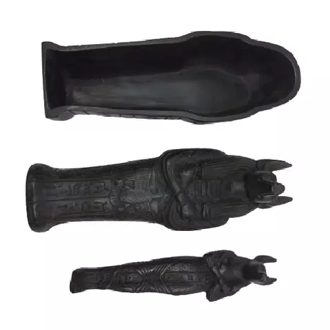 Black Anubis Coffin Figurine 18cm