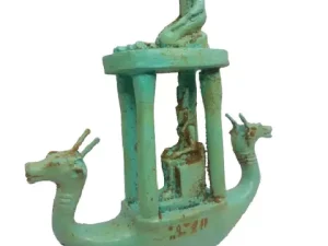 Isis Divine Boat Statue 18cm