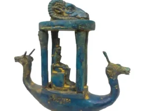 Isis Boat Statue 15cm Replica