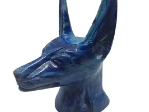Blue Anubis Statue 14cm