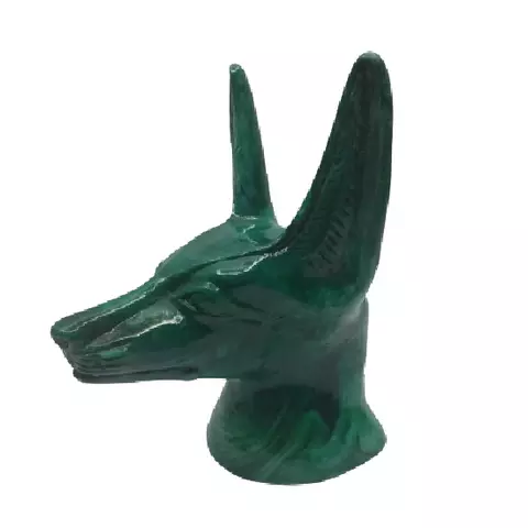 Green Anubis Statue 14cm
