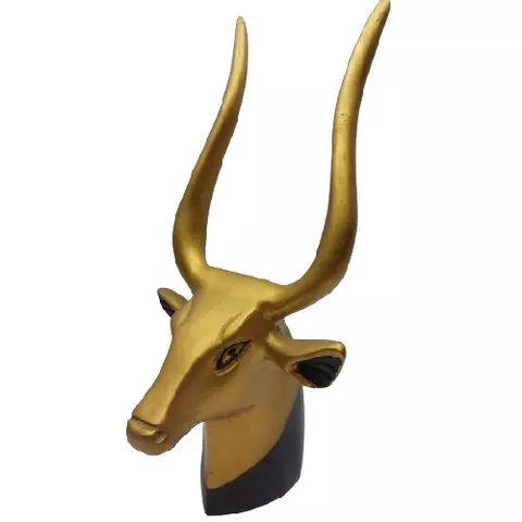 Hathor Cow Head Statue 23cm