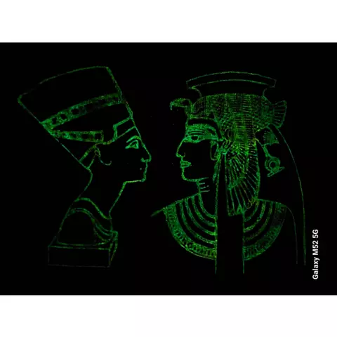 Akhenaton Family Papyrus Art 30×40cm