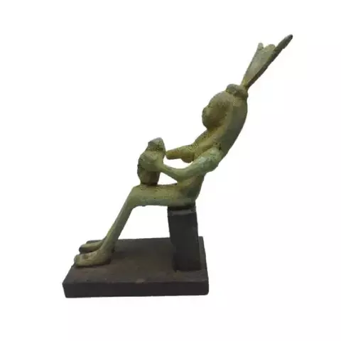 Isis Motherhood Brass Statue 15cm
