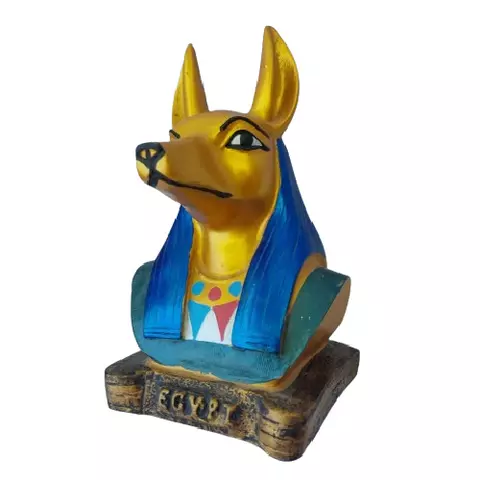 Anubis Head Statue – 20cm Stone