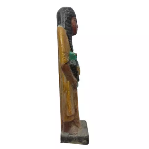 Hathour Embrace Clay Statue 23cm