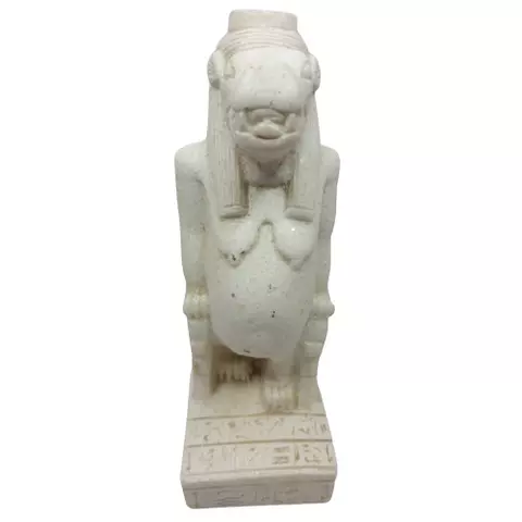 White Taweret Goddess Statue 20cm