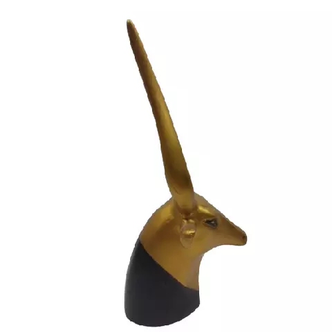 Hathor Cow Head Statue 23cm