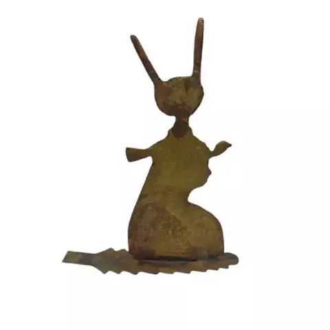 Isis Brass Statue 17cm Vintage