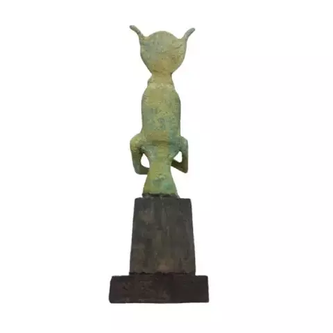 Isis Motherhood Brass Statue 15cm