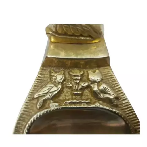 Isis Brass Ashtray 12cm Cube