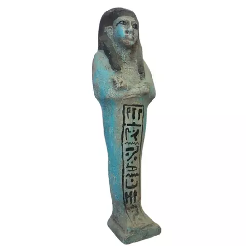 Royal Mummy Statue – 20 cm Handmade Egyptian Sculpture Vintage Pharaonic Handcraft