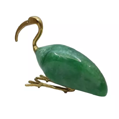 Handcrafted Ibis Figurine Brass 21×13cm