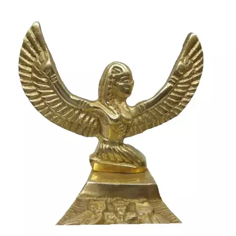 Isis Brass Ashtray 12cm Cube