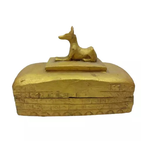 Anubis Golden Storage Box 15x10cm
