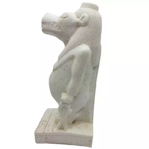 White Taweret Goddess Statue 20cm