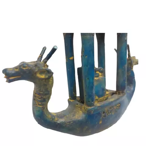 Isis Boat Statue 15cm Replica