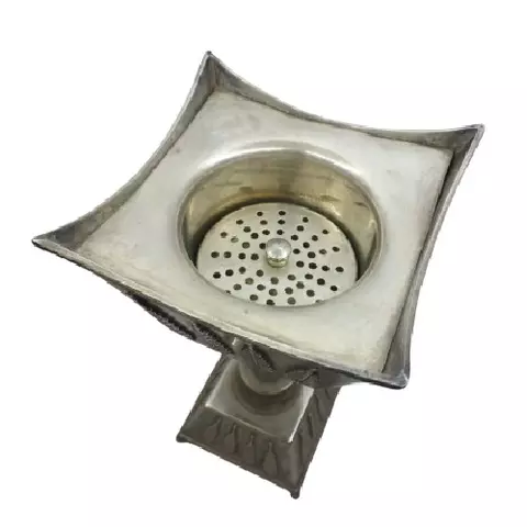 Vintage Silver Incense Burner 28cm