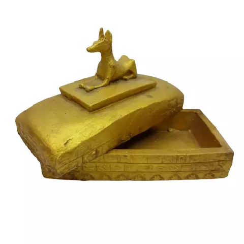 Anubis Golden Storage Box 15x10cm