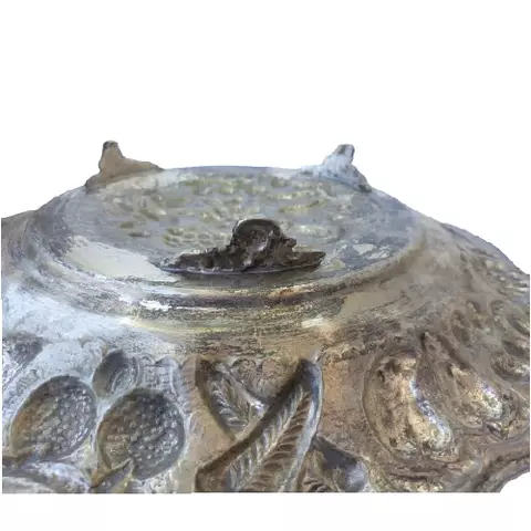 Silver-Plated Brass Fruit Plate 40cm