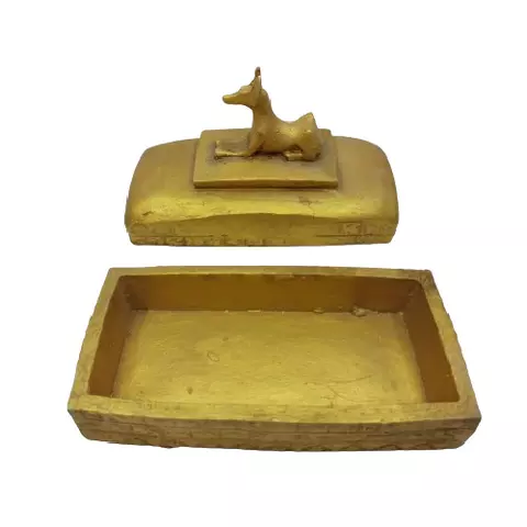 Anubis Golden Storage Box 15x10cm