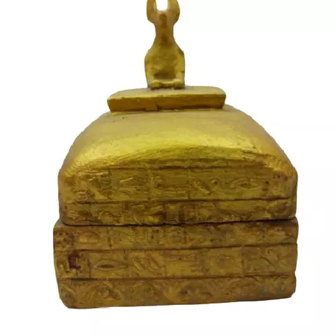 Anubis Golden Storage Box 15x10cm