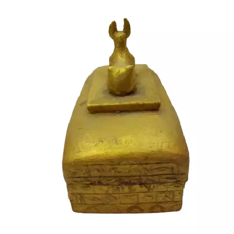 Anubis Golden Storage Box 15x10cm